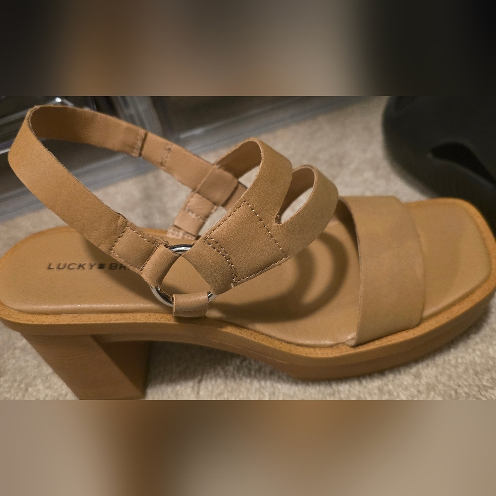 Lucky Brand® Marselina Heeled Sandals Size 9 NWOT